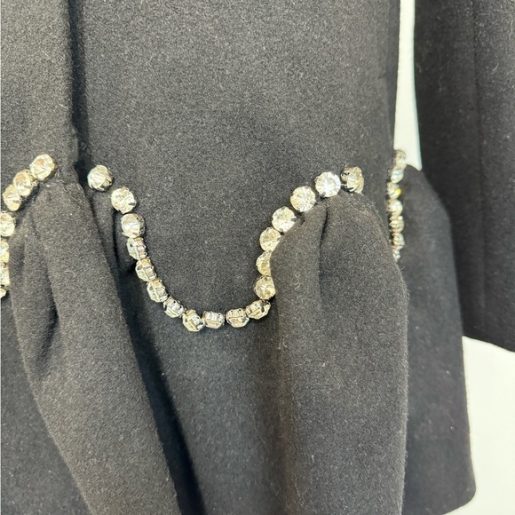 Jasper by Jing Black Diamond Edging Women’s Coat (Small) - Picture 6 of 11